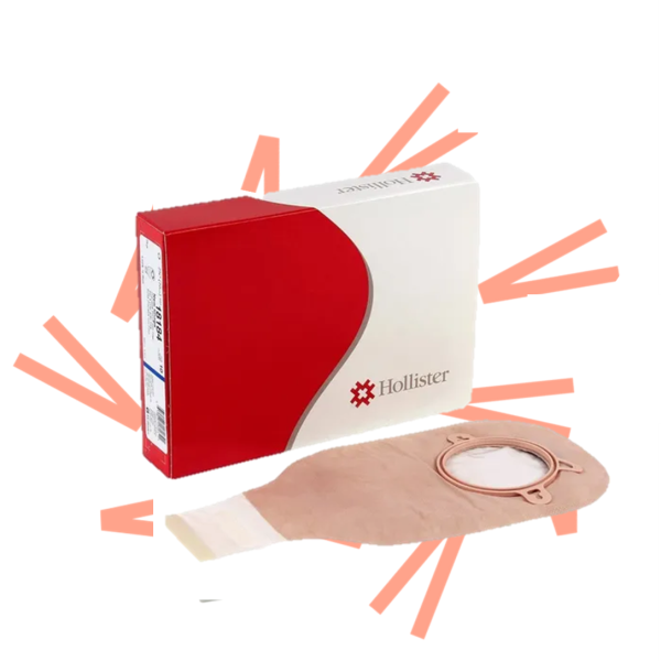 NEW IMAGE™ BOLSA DRENABLE PARA OSTOMÍA - CIERRE SEGURO HOLLISTER